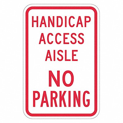 LYLE T12102EG12x18 ADA Handicapped Parking Sign 18 x 12