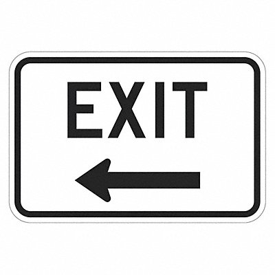 LYLE T11861HI18x12 Exit Sign For Parking Lots 12 x 18