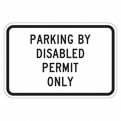 LYLE T12132DG18x12 ADA Handicapped Parking Sign 12 x 18