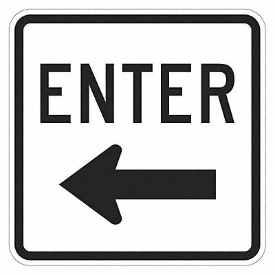 LYLE T11887EG18x18 Enter Sign For Parking Lots 18 x 18