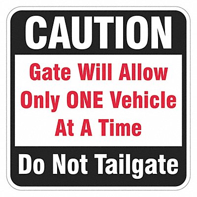 LYLE T11348EG18x18 Parking Lot Gate Parking Sign 18 x 18