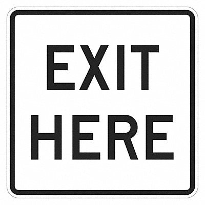 LYLE T11905EG18x18 Exit Sign For Parking Lots 18 x 18