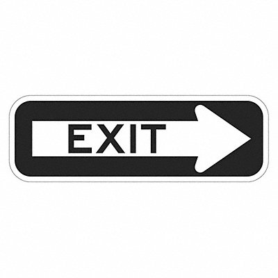LYLE T11902EG18x6 Exit Sign For Parking Lots 6 x 18