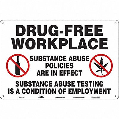 CONDOR 449L84 Safety Sign 24 in x 36 in Polyethylene