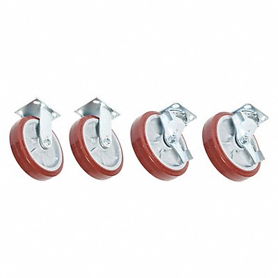 GREENLEE CRSL8 Standard Plate Castor Kit Swivel/Rigid