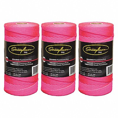 STRINGLINER 35762 Mason s Line FluorPink Nylon 1 000 PK3