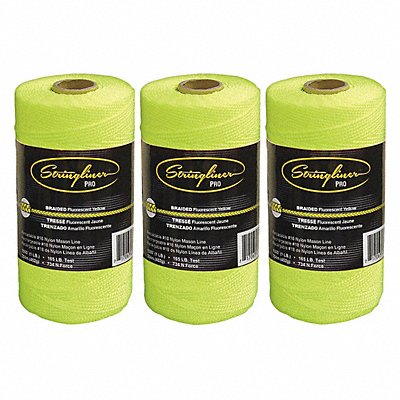 STRINGLINER 35765 Mason sLine FluorYellow Nylon 1 000 PK3