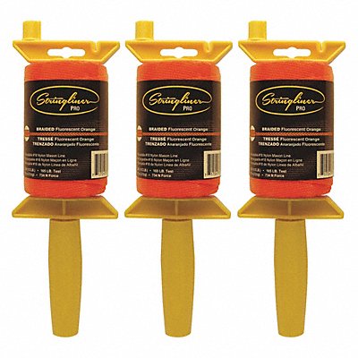 STRINGLINER 25459 Mason sLineReel FluorOrange 500 PK3
