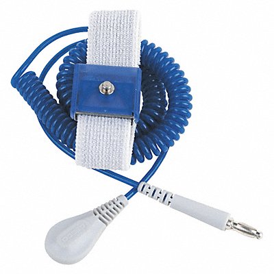DESCO 9100 Wrist Strap Adjustableust Elastic 6 ft Cord