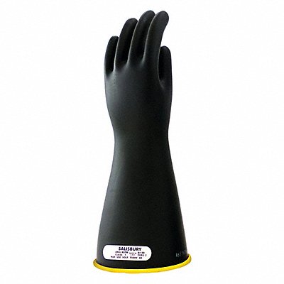 SALISBURY E114YB9H J3407 Electrical Insulating Gloves Type I 9-1/2