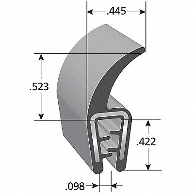 TRIM LOK INC DDA1501100 Flap Seal Coex 100 Ft.