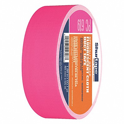 SHURTAPE PC619FLP48mmx55m24rlscs Duct Tape Fluorescent Pink 1 7/8inx60yd