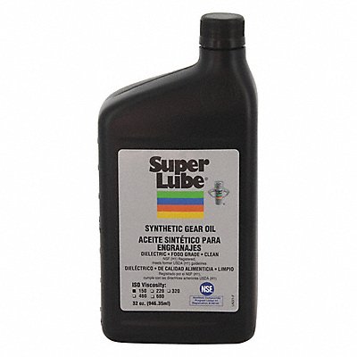 SUPER LUBE 54100 Gear Oil Synthetic Bottle 1 qt