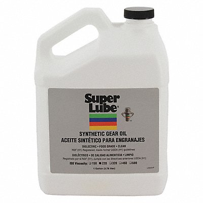SUPER LUBE 54201 Gear Oil Synthetic Bottle 1 gal