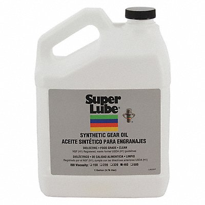 SUPER LUBE 54401 Synthetic Gear Oil ISO 460 1 Gal.