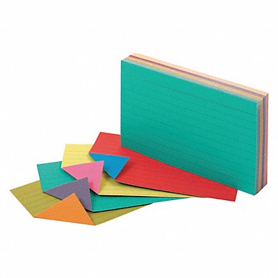 OXFORD 4736 Extreme Index Cards 3x5 Assorted PK100