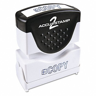ACCUSTAMP2 35581 Stamp Blue Copy 1-5/8 x1/2