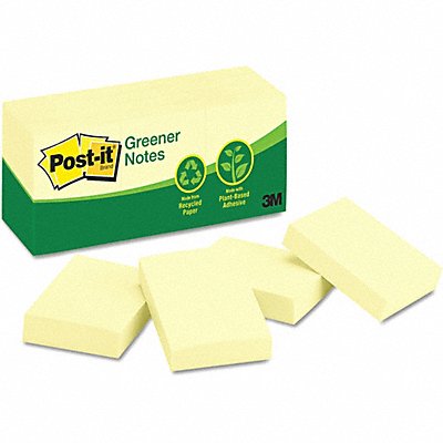 POST-IT 653RPYW Note Post-It 1.5 X2 Yellow Recycl PK12