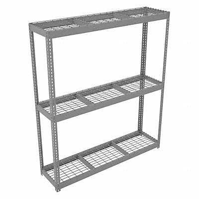 TENNSCO ZLC77218S3W Boltless Shelving 18x84x72in Strtr