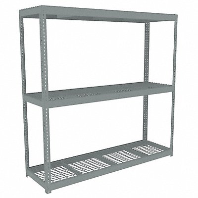 TENNSCO ZLC79618S3W Boltless Shelving 18x84x96in Strtr