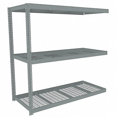 TENNSCO ZLC78436A3W Boltless Shelving 36x84x84in AdOn