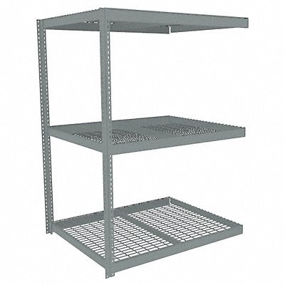 TENNSCO ZLC78442A3W Boltless Shelving 42x84x84in AdOn