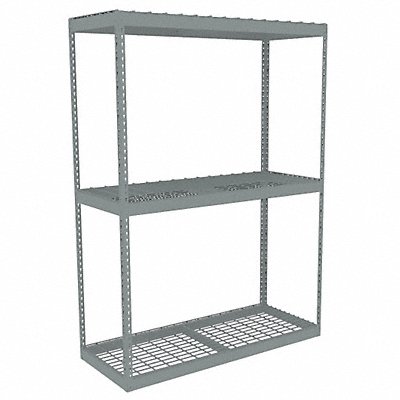 TENNSCO ZLE77218S3W Boltless Shelving 18x84x72in Strtr