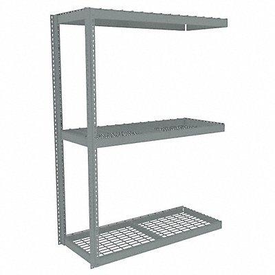 TENNSCO ZLE76024A3W Boltless Shelving 24x84x60in AdOn