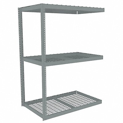 TENNSCO ZLE76036A3W Boltless Shelving 36x84x60in AdOn
