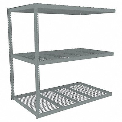 TENNSCO ZLE78442A3W Boltless Shelving 42x84x84in AdOn