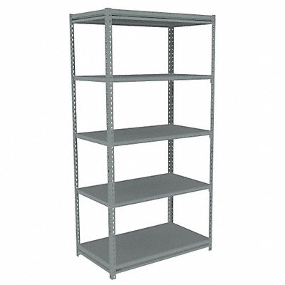 TENNSCO ZM74224S5D Boltless Shelving 24x84x42in Strtr