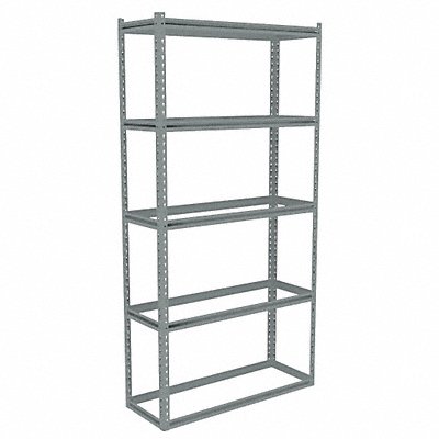 TENNSCO ZB74812S5 Boltless Shelving 12x84x48in Strtr