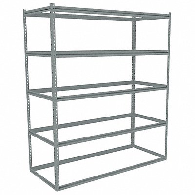 TENNSCO ZB76024S5 Boltless Shelving 24x84x60in Strtr
