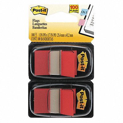 POST-IT 680RD2 Flag 1 Red PK100