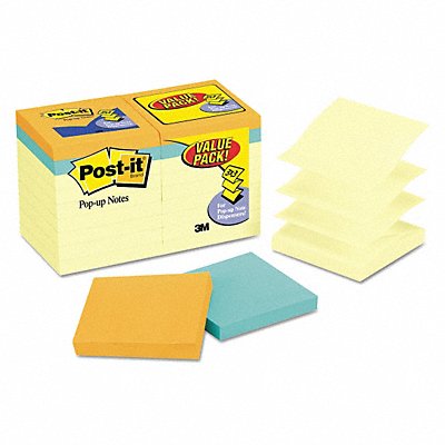 POST-IT R330144B Note 3 x3 Pop-up Value PK18