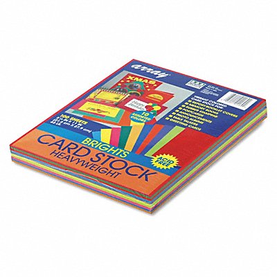 PACON 101169 Card Stok 8.5 X11 1C Ast PK100