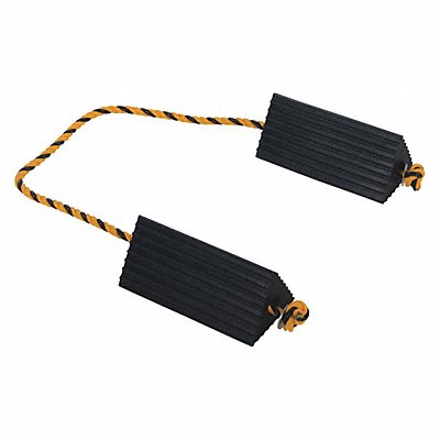VESTIL AC13 Rubber Airline Wheel Chock Rope 5 x 10