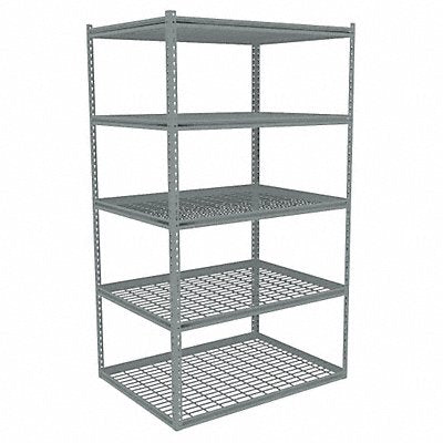 TENNSCO ZB74836S5W Boltless Shelving 36x84x48in Strtr