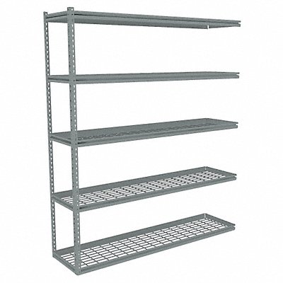 TENNSCO ZB77218A5W Boltless Shelving 18x84x72in AdOn