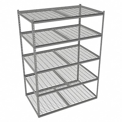 TENNSCO ZB76036S5W Boltless Shelving 36x84x60in Strtr