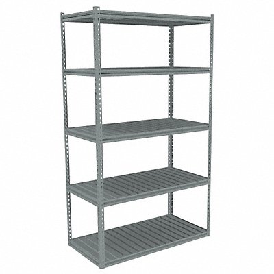 TENNSCO ZB74824S5C Boltless Shelving 24x84x48in Strtr