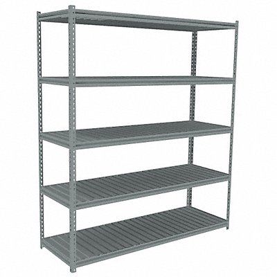 TENNSCO ZB77224S5C Boltless Shelving 24x84x72in Strtr