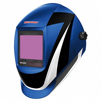 WESTWARD 44R226 Auto Dark Weld Hlmt 5-8/9-13 Blu/Blk/Wht