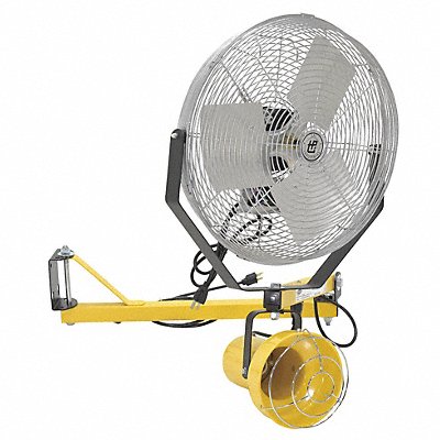 VESTIL LL40FAN Incandescent Double Arm Light/Fan 48