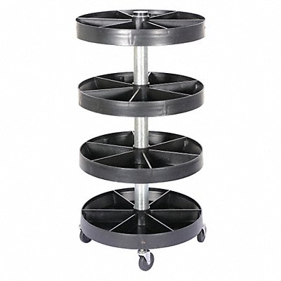 VESTIL PBIN19 Portable Part Bin 200 lb 19.5 x 19.5