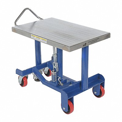 VESTIL PT1210 Low Profile Post Lift Table 1000 lb.