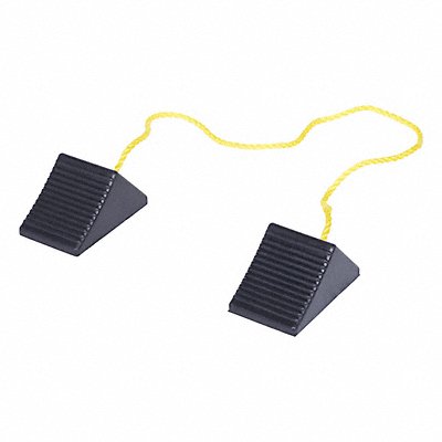 VESTIL RWC2PR Rubber Wheel Chock Rope 8x5x4