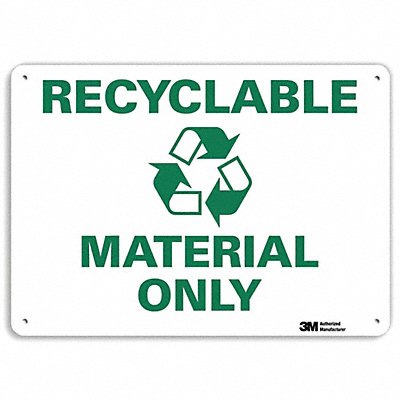 LYLE U11062NA10x7 Notice Sign 7 in x 10 in Aluminum