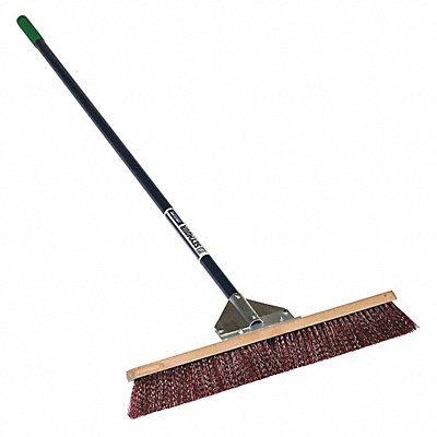 SEYMOUR MIDWEST 82925GRA Push Broom 60 in Handle L 24 in Face