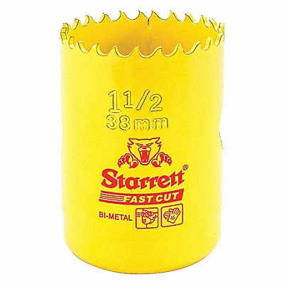 STARRETT FCH0112G Bi-Metal Fast Cut Hole Saw 1-1/2 38mm